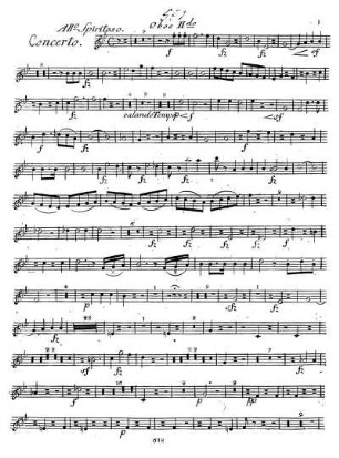 Concerto Allº Spiritoso. Oboe IIᵈᵒ