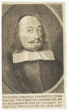 Bildnis des Johannis Loccenius