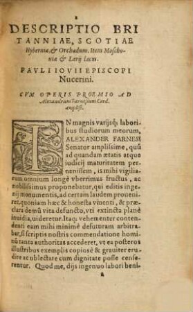 Pauli Iovii Novocomensis Episcopi Nucerini Descriptiones, quotquot extant, regionum atque locorum