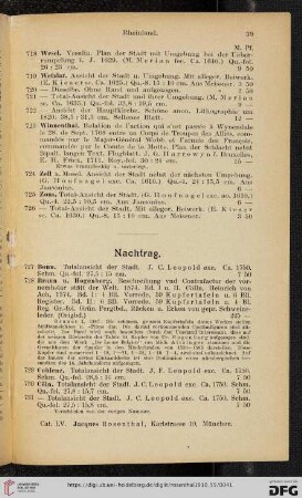 Nachtrag (Nr.727-743)