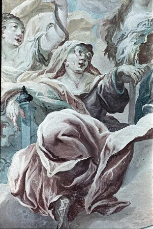 Die Himmelfahrt Johannes des Täufers im Wagen des Elias