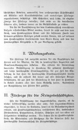 II. Wirkungskreis.