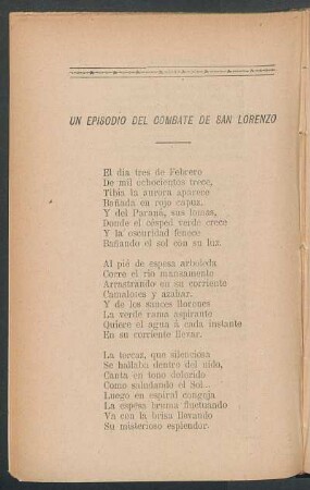 Un episodio del combate de San Lorenzo