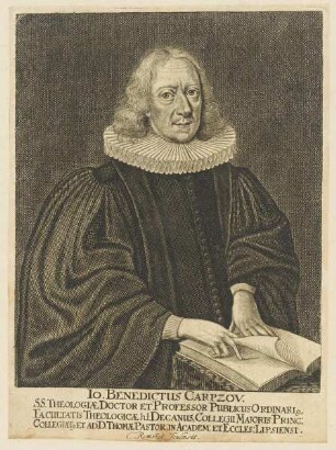 Bildnis des Io. Benedictus Carpzov