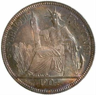 Münze, Piaster, 1904