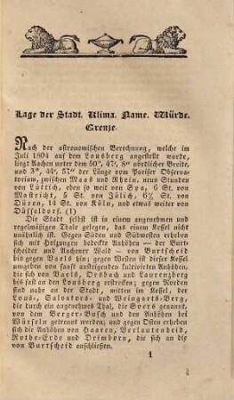 Historisch-topographische Beschreibung der Stadt Aachen und ihrer Umgebungen