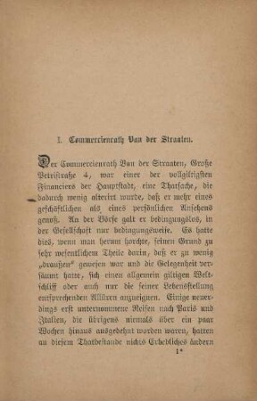 I. Commercienrath Van der Straaten