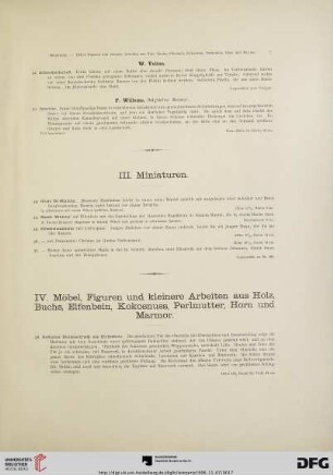 III. Miniaturen (Nr. 53-57)
