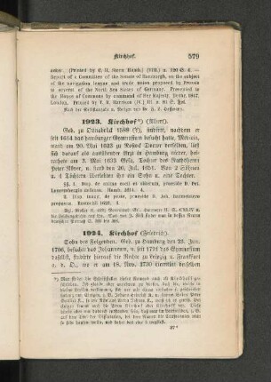 1924. Kirchhof (Friedrich).