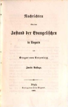 Beiträge zur Geschichte des Protestantismus Ungarn. 2