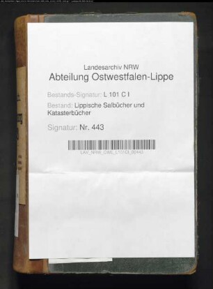 Salbuch des Amtes Sternberg von 1858, Bd. 3