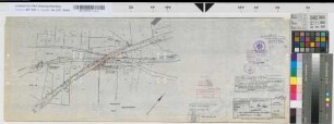 Lageplan für Ersatz der Schranken durch eine Blinklichtanlage am Bahnübergang in km 10,200 der Strecke Wuppertal-Oberbarmen-Wuppertal-Wichlinghausen-Hattingen Haltepunkt Bossel, M. 1:1.000 Stnr.: 23a, Iwü, Bunr.: 7, Blnr.: 1