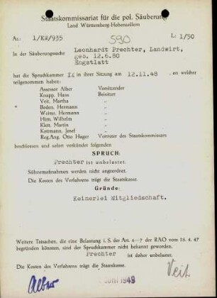 Prechter, Leonhardt