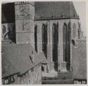 Rothenburg ob der Tauber, Kirche St. Jakob, Chorseite