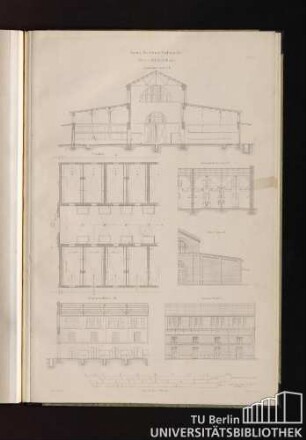 Bl. 8. Neuer Berliner Viehmarkt. Rinder-Schlachthaus.