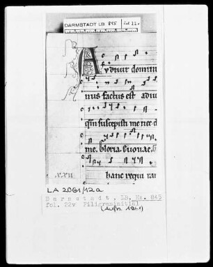 Graduale — Initiale A, Folio 22verso