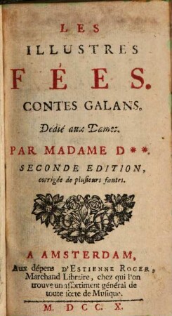 Les illustres fées ...