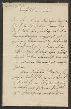 Brief an Georgine Schubert : 19.03.1861