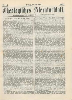 121-124 Joh. Janssen's "Zweites Wort an meine Kritiker"