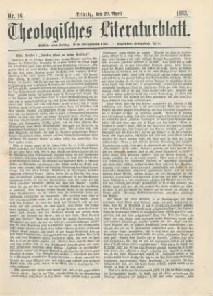 121-124 Joh. Janssen's "Zweites Wort an meine Kritiker"