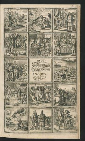 Daß zweyte Buch Mose genant Exodus.
