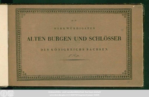 Sammlung 1: mit sechs colorirten Kupfern