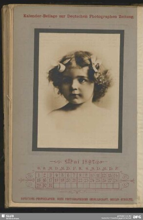 Kalender-Beilage Mai 1897