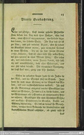 Vierte Beobachtung