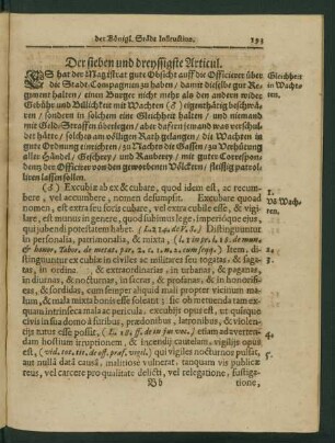 Der sieben und dreyssigste Articul.