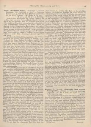 174 [Rezension] Wiegand, Friedrich, Siebenhundert Jahre Baltischer Kirchengeschichte