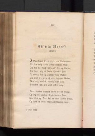 Til min Moder. (1823.)