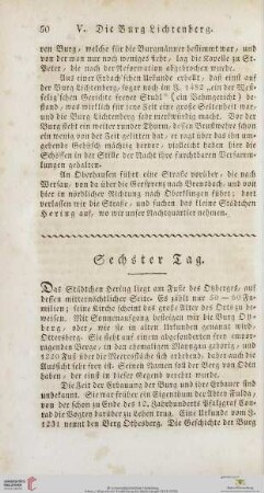 Sechster Tag