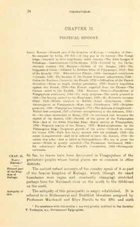 Chapter II. Political history