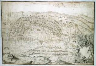 WHK 5 Französisch-Holländischer Krieg von 1672-1678: Abbildung der Schlacht bei Cassel in Flandern, 11. April 1677