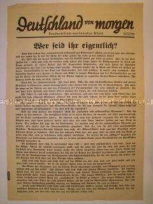 Sonderdruck zur Reichstagswahl im Juli 1932