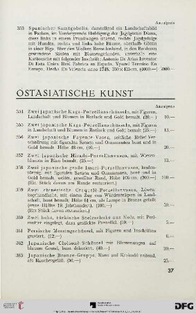 Ostasiatische Kunst (Nr. 354-378)