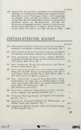 Ostasiatische Kunst (Nr. 354-378)