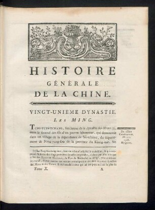 Vingt-unième dynastie. Les Ming