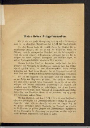 Meine lieben Kriegskameraden