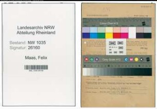 Entnazifizierung Felix Maas , geb. 17.05.1901 (Bergmann)