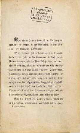 Kleine Romane aus der Völkerwanderung, 1