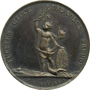 Kurfürst Friedrich August III. - Geburt des Prinzen Friedrich August