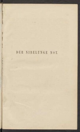 Der Nibelunge Not.