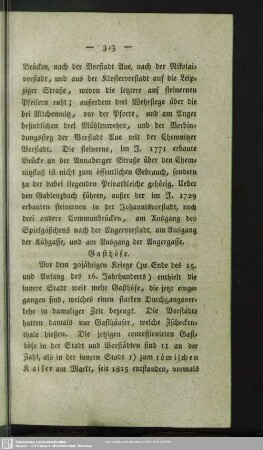 Gasthöfe