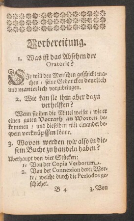 Vorbereitung