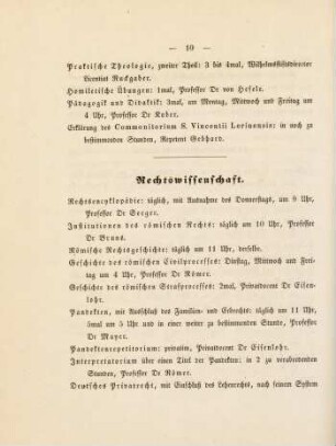 10-11, Rechtswissenschaft