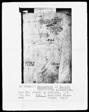 Psalmen, Cantica cum glossis —