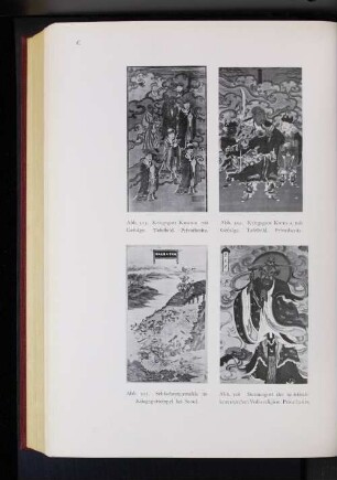 Abb. 304. Kriegsgott Kwan-u mit Gefolge. Tafelbild. Privatbesitz.