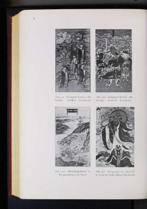 Abb. 304. Kriegsgott Kwan-u mit Gefolge. Tafelbild. Privatbesitz.
