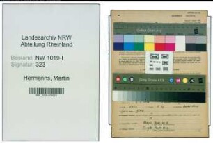 Entnazifizierung Martin Hermanns , geb. 02.03.1896 (Arbeiter)